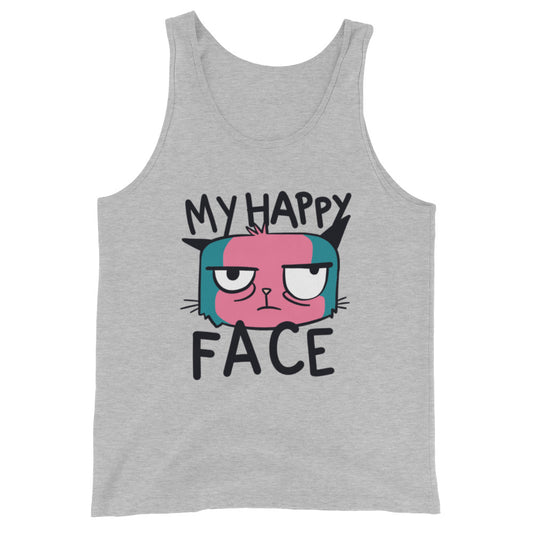 Happy Face Printed Tank