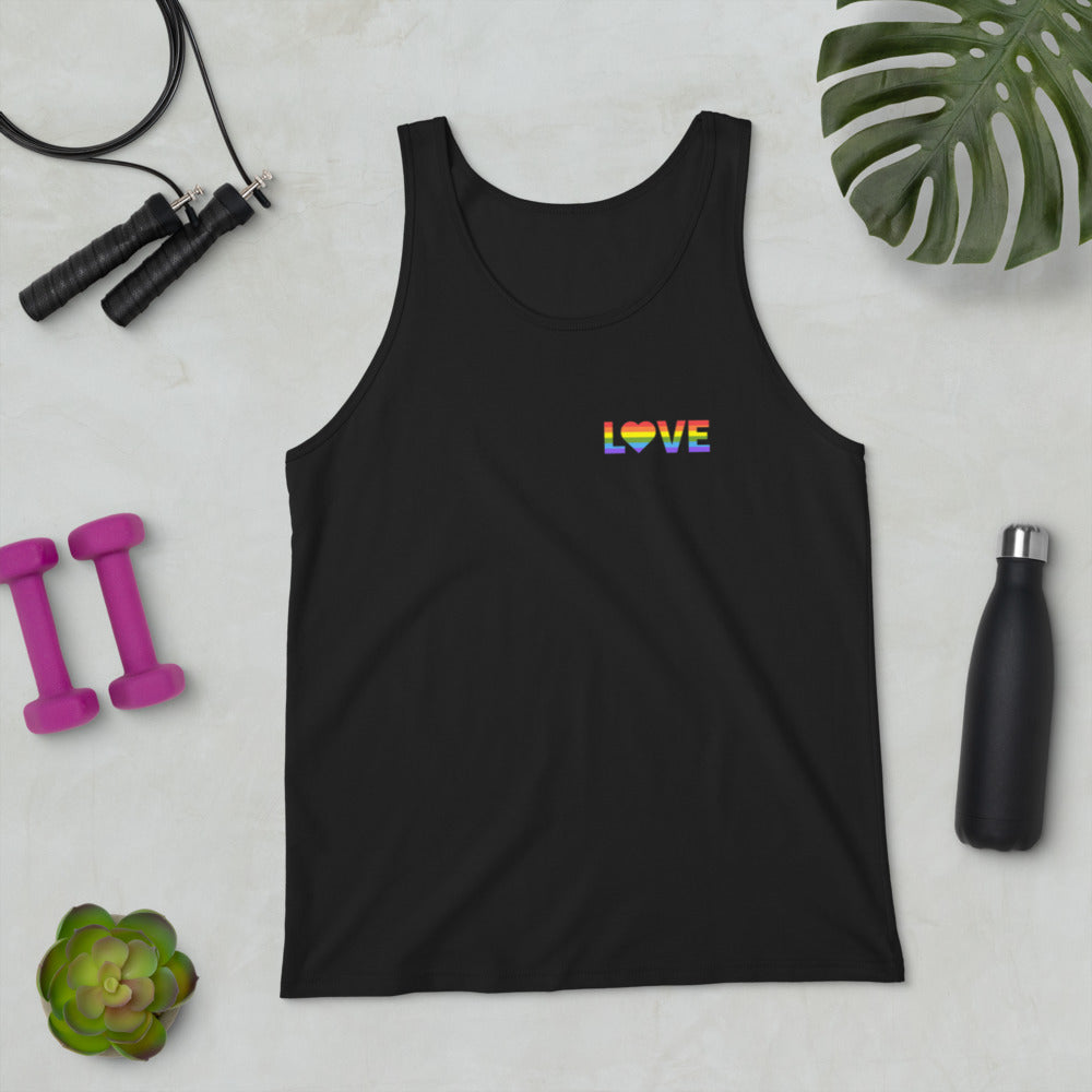 Small Love Pride Logo Tank