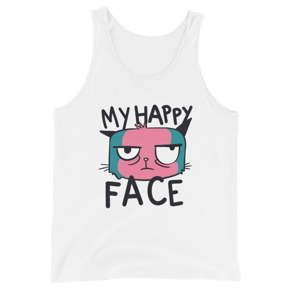 Happy Face Printed Tank